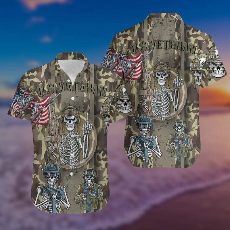 Hawaiian Aloha Shirts Us Veterans Skull 160321v-1 1 Hawaiian Aloha Shirts Us Veterans Skull 160321v-1