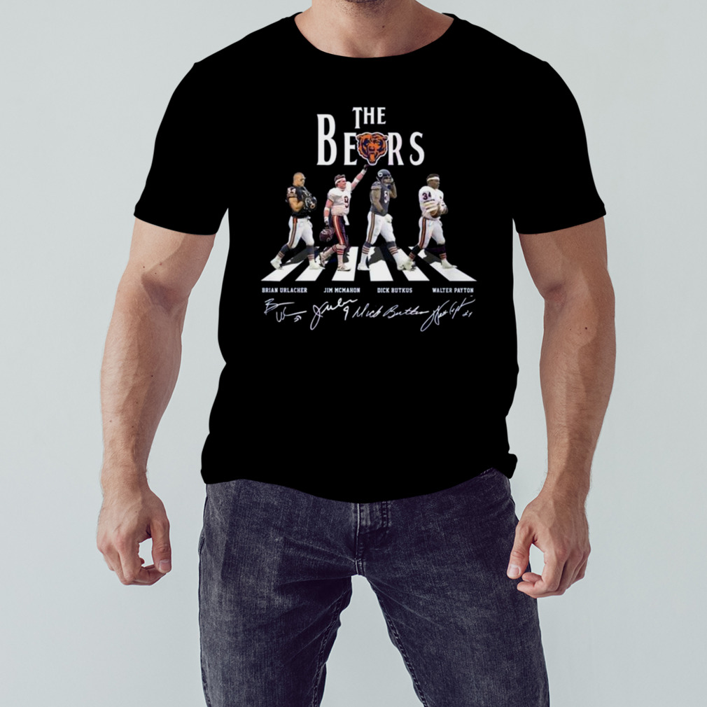 The Chicago Bears Abbey Road Signatures 2023 Shirt - Store T-shirt Shopping  Online