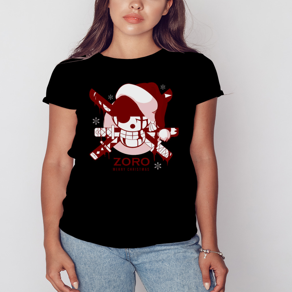 Zoro Merry Christmas One Piece Christmas shirt 2 Women's tshirt