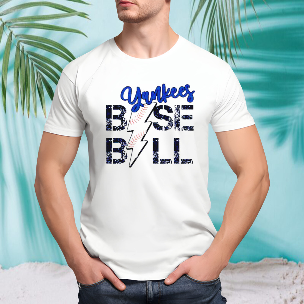 yankees thunder baseball shirt