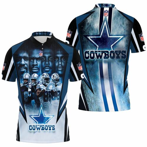 Dallas Cowboys 88 Drew Pearson Michael Irvin Dez Bryant Ceedee Lamb 3d 3D All Over Print Polo Shirt