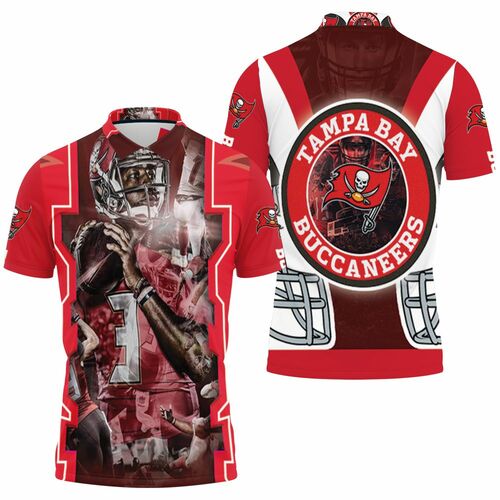 Jameis Winston #3 Tampa Bay Buccaneers Nfc South Division Champions Super Bowl 3D All Over Print Polo Shirt