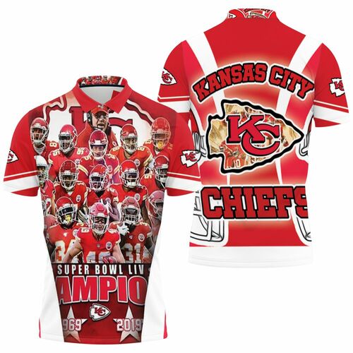 Kansas City Chiefs Super Bowl Champions Afc West Division For Fans 3D All Over Print Polo Shirt