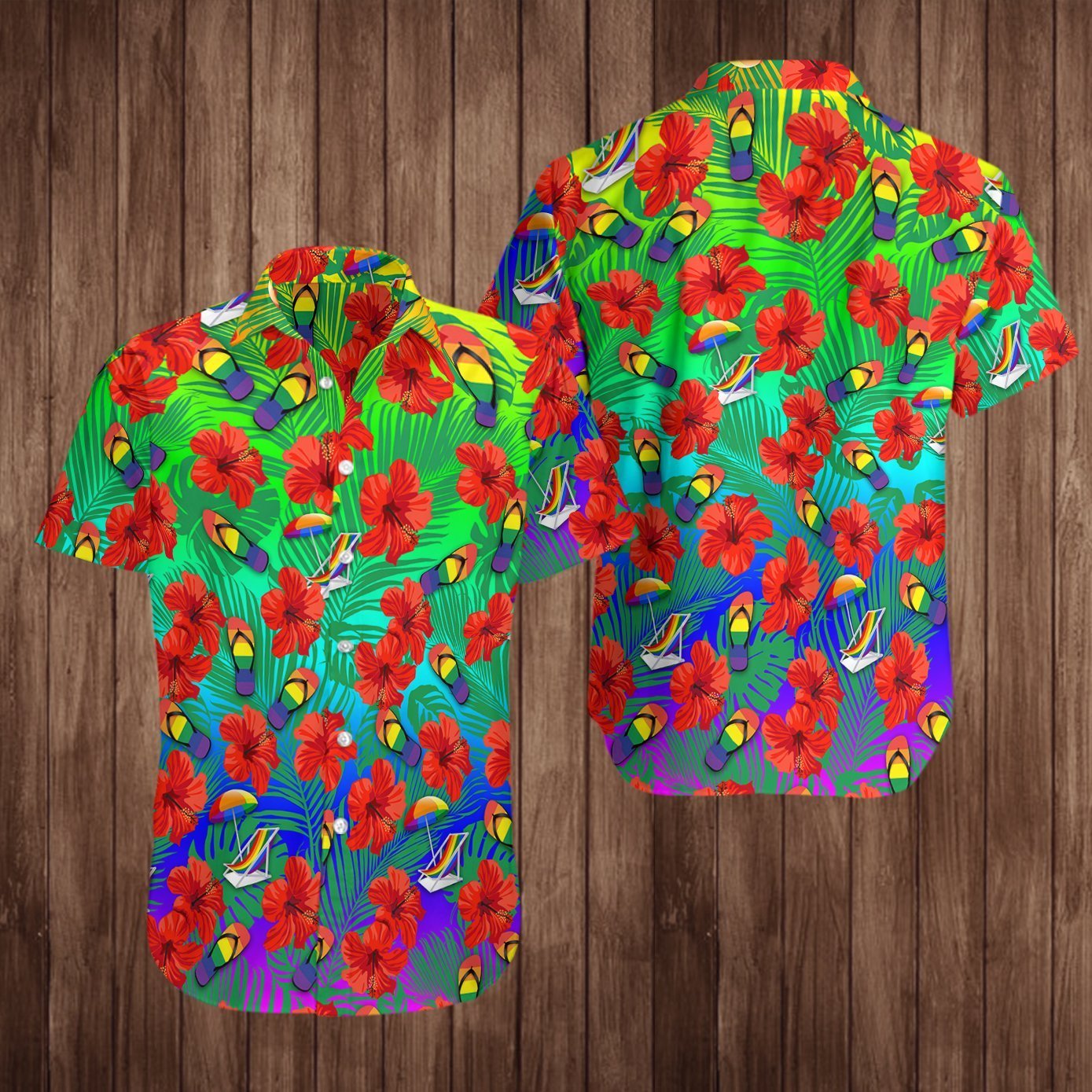 Lgbt Hawaiian Shirt 1 Lgbt Hawaiian Shirt
