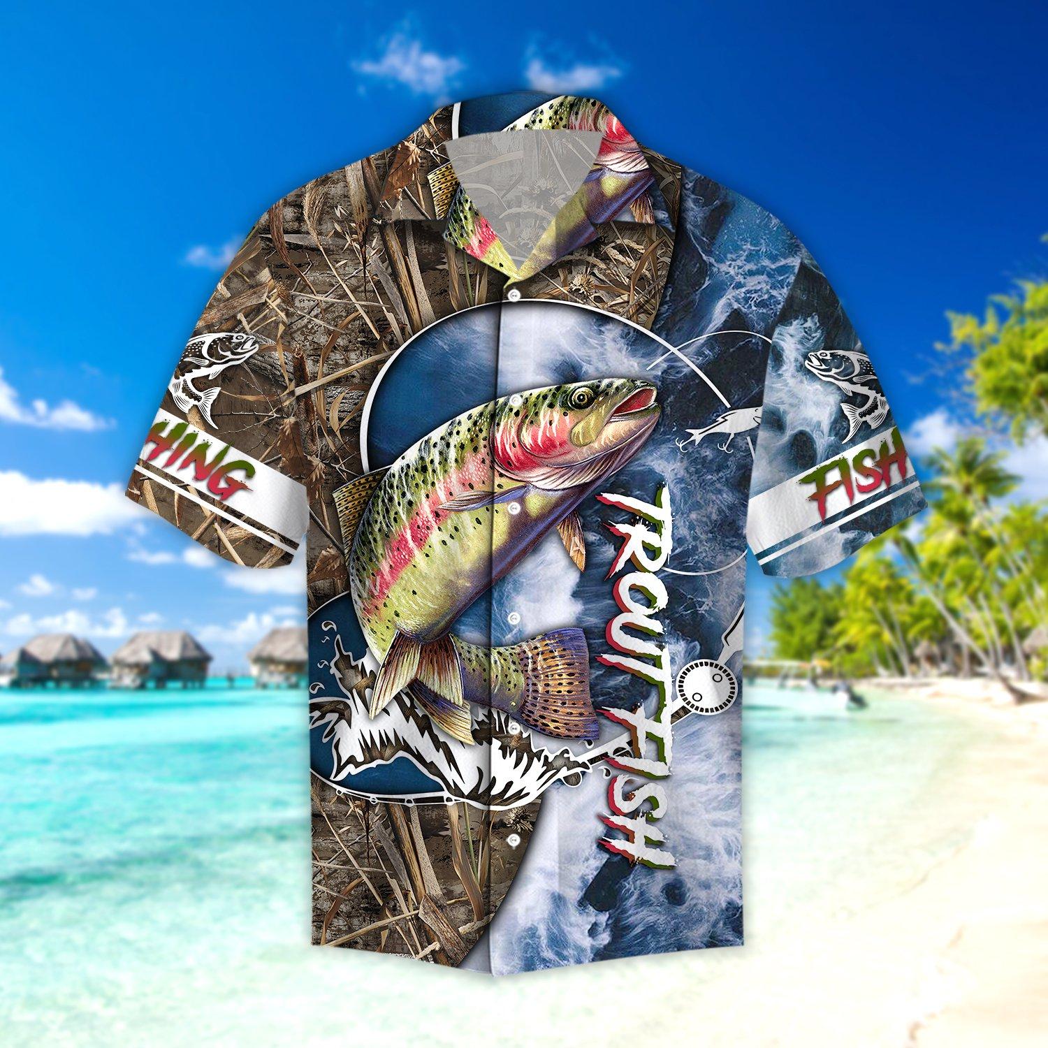 Life Trout Fishing Hawaiian Shirt 1 Life Trout Fishing Hawaiian Shirt