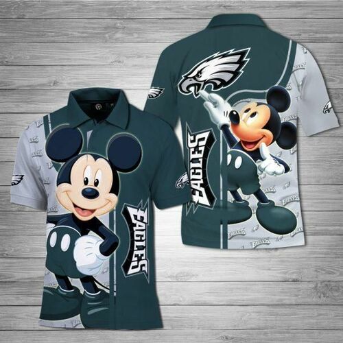 Philadelphia Eagles 3D All Over Print Polo Shirt