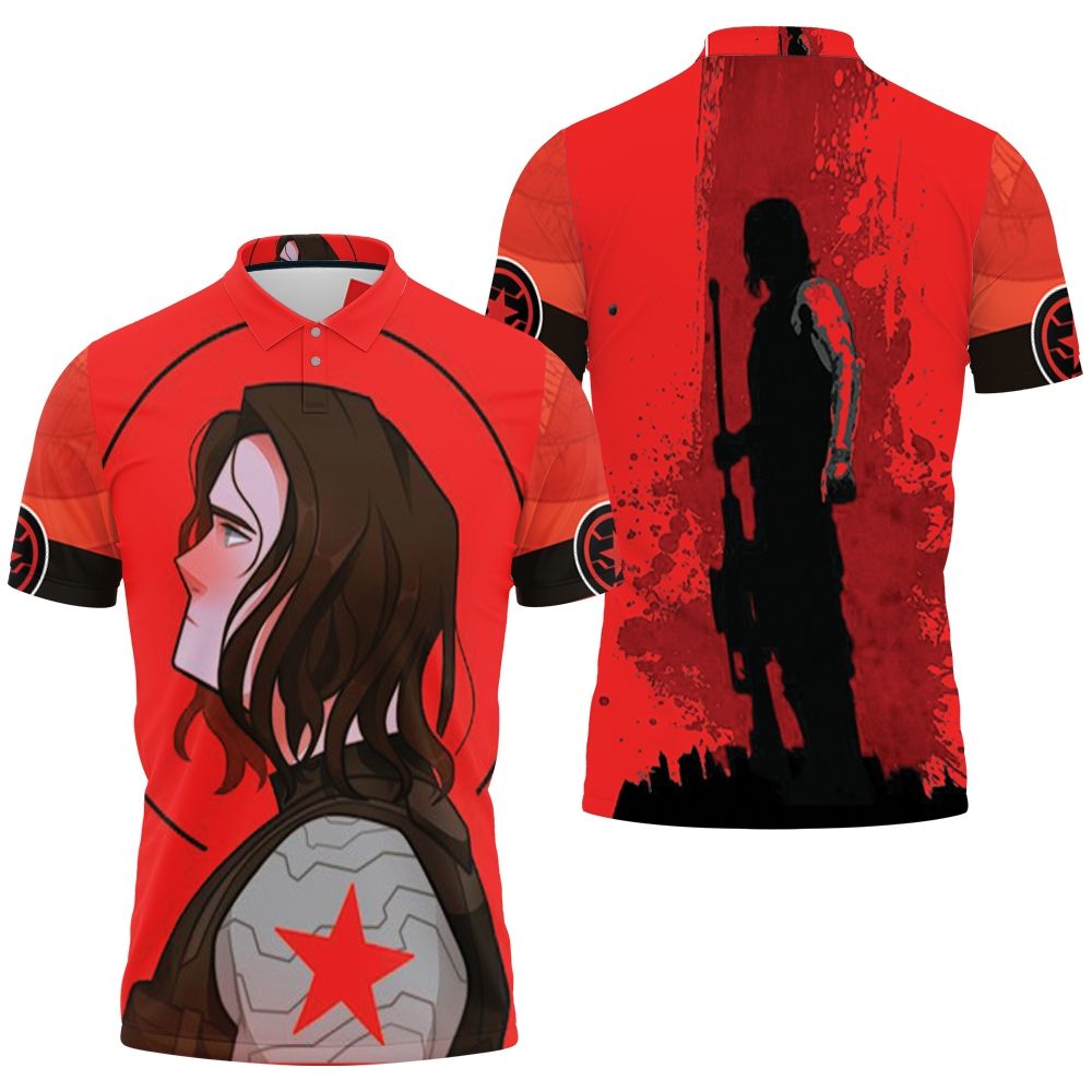 The Winter Soldier The Sadness Of Killer 3D All Over Print Polo Shirt