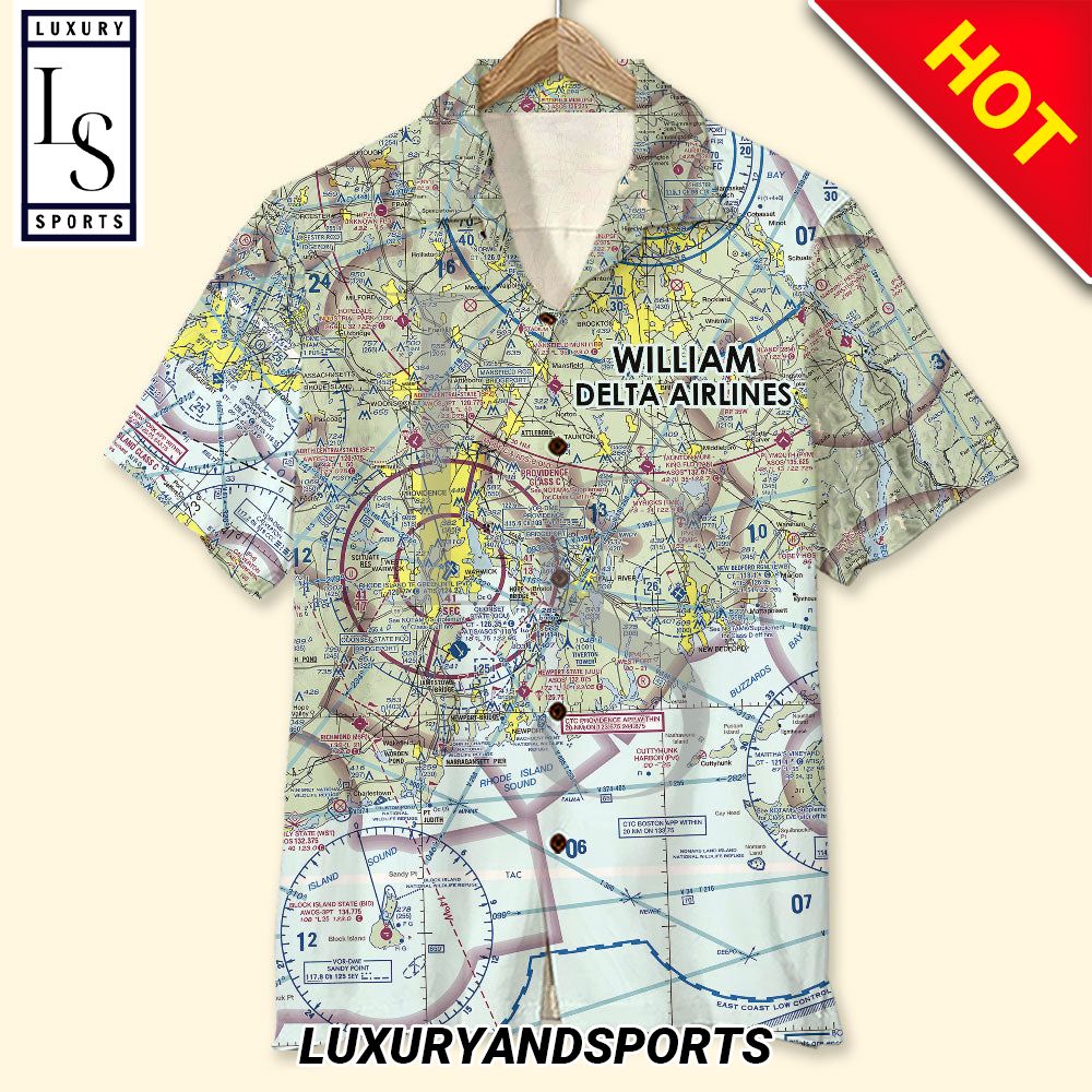 Personalized Aviation Hawaiian Shirt