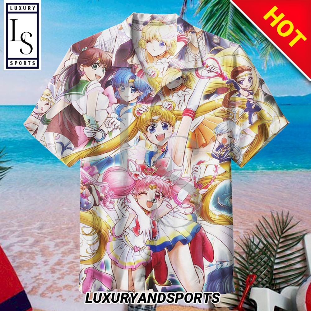 Sailor Moon Hawaiian Shirt