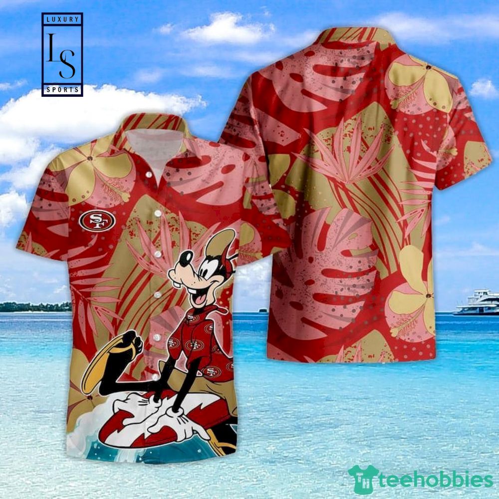 San Francisco 49ers Goofy Hawaiian Shirt