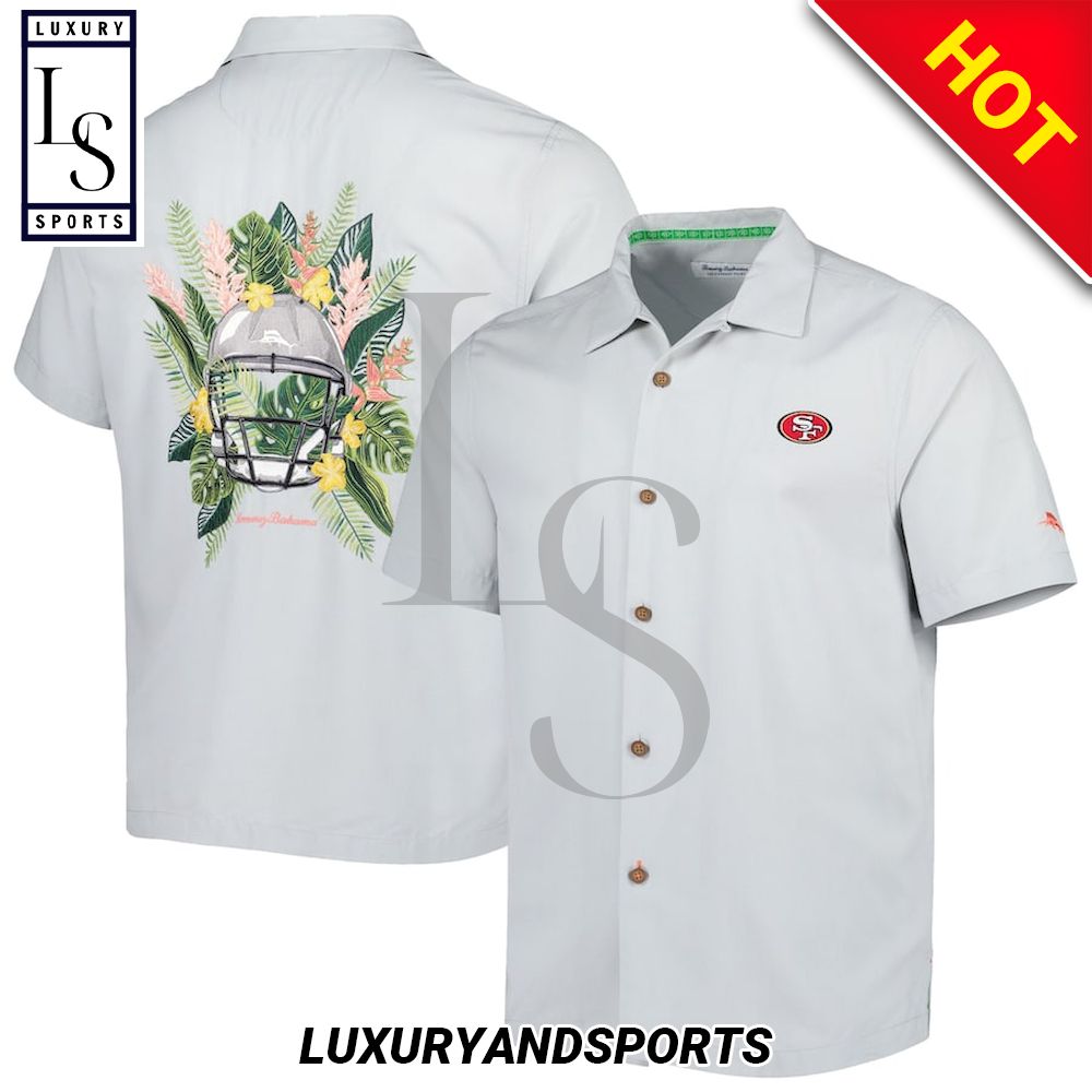 San Francisco 49ers Print Swordfish Hawaiian Shirt
