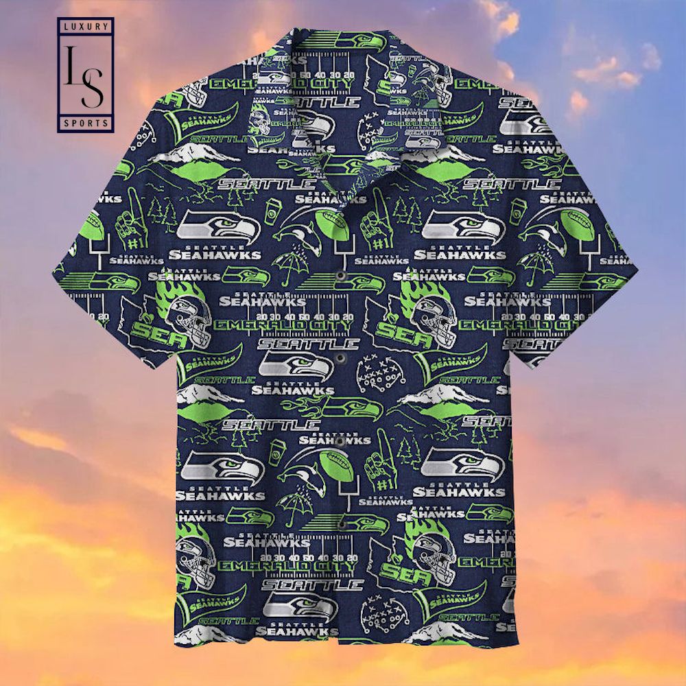Seattle Seahawks History Hawaiian Shirt