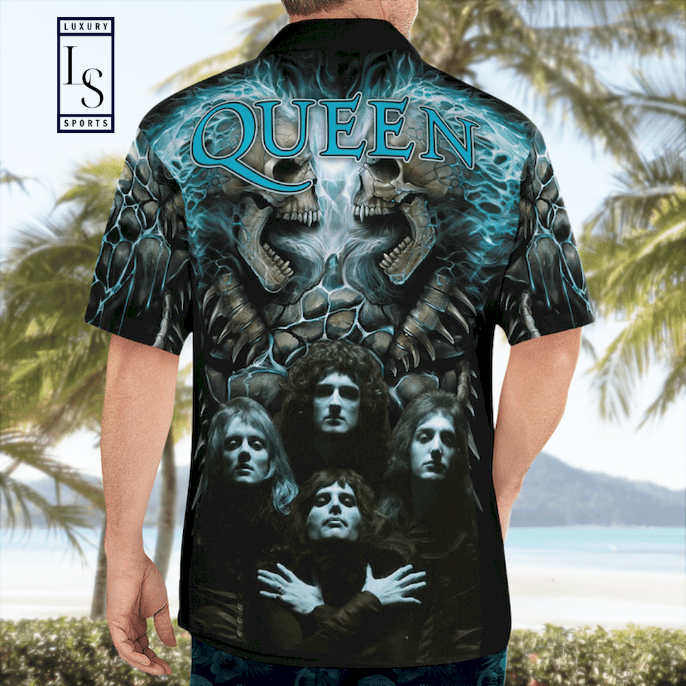 Skull Dark Queen Hawaiian Shirt