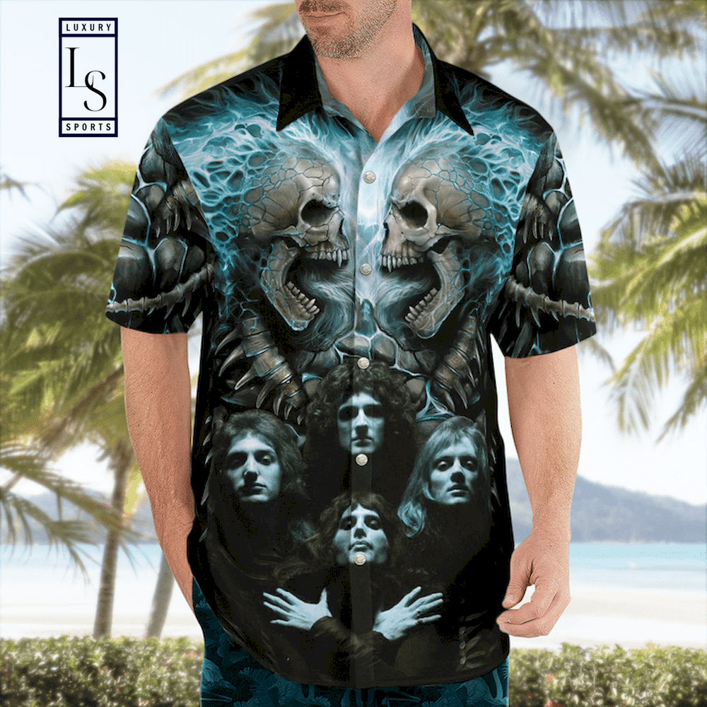 Skull Dark Queen Hawaiian Shirt
