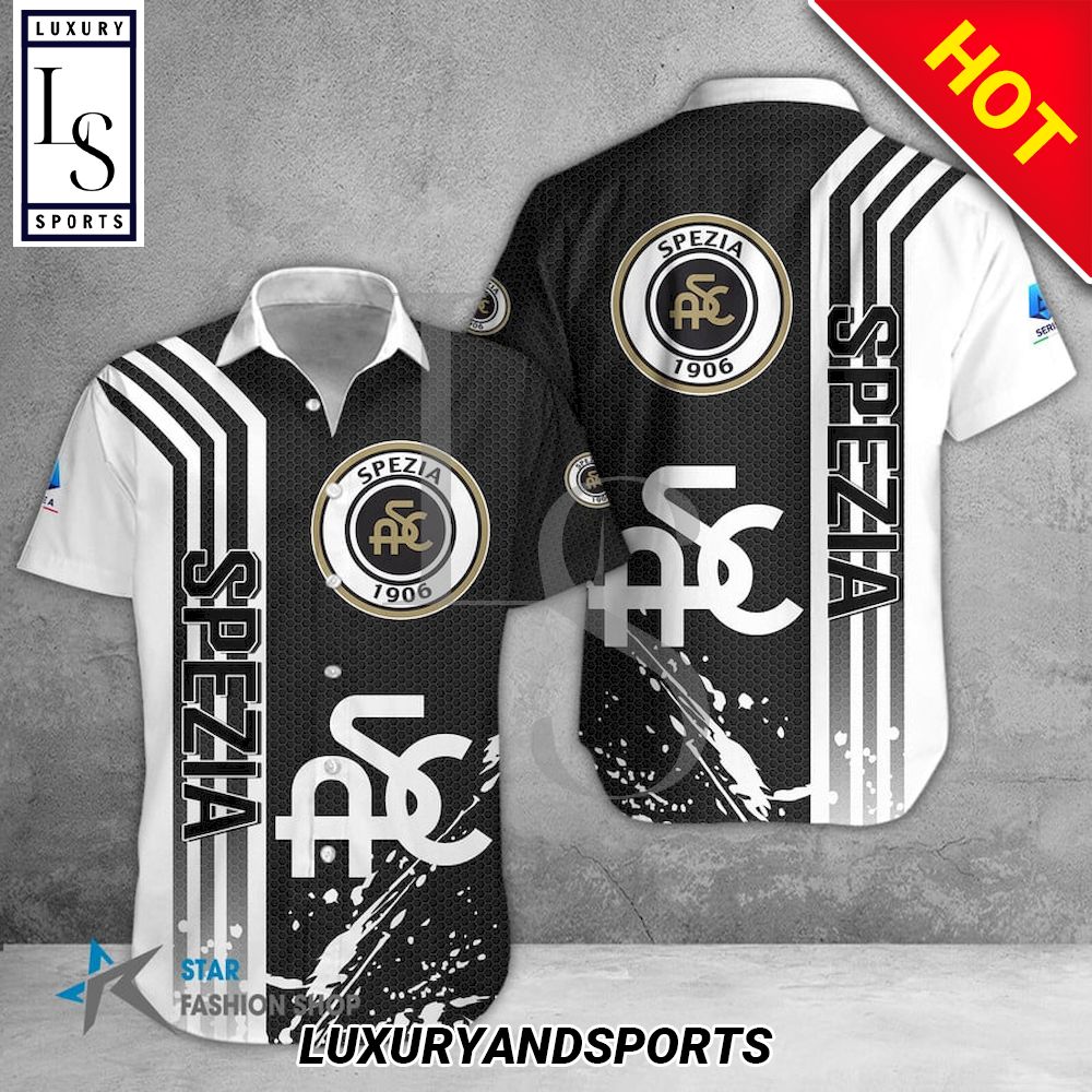 Spezia Calcio Seria A Hawaiian Shirt