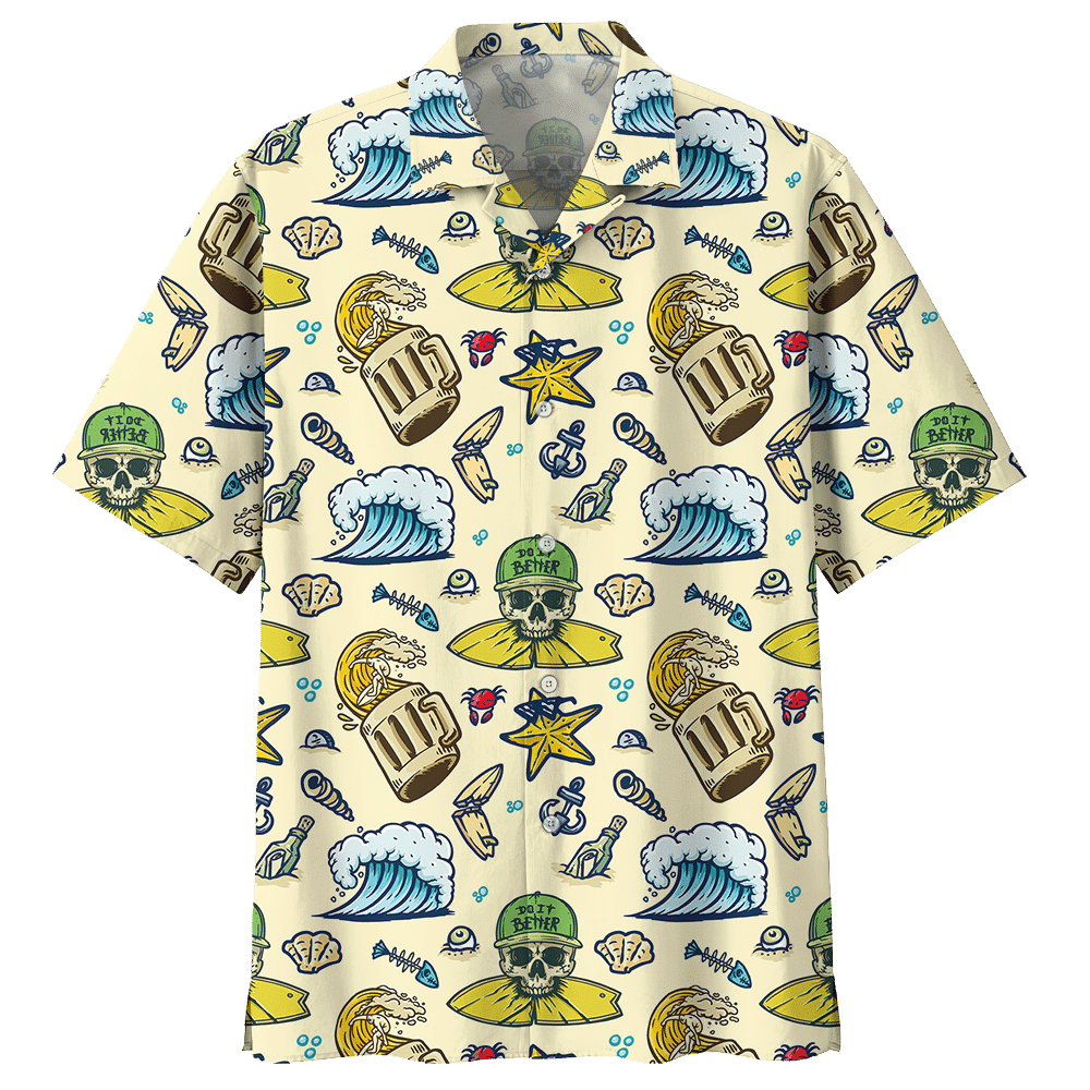 Surfing Tan Awesome Design Unisex Hawaiian Shirt For Men And Women Dhc17062574
