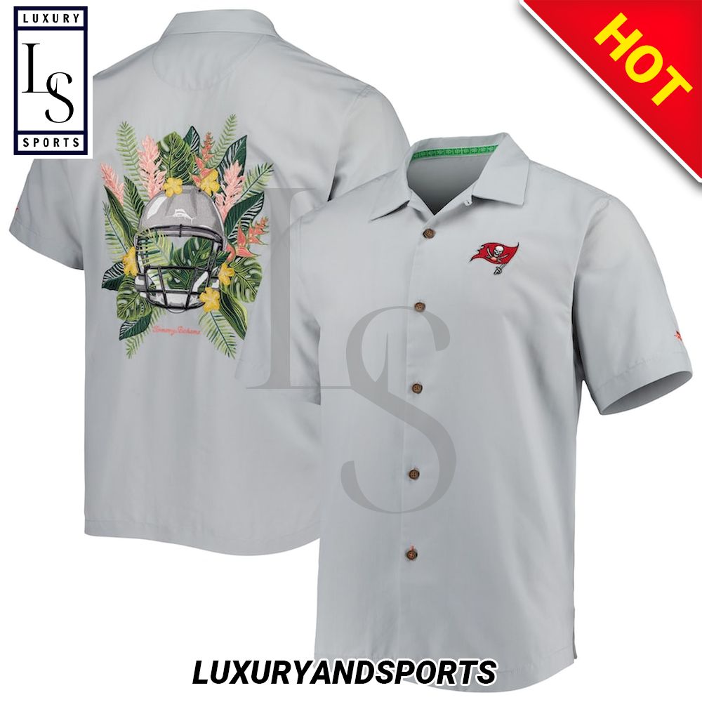 Tampa Bay Buccaneers Print Swordfish Hawaiian Shirt