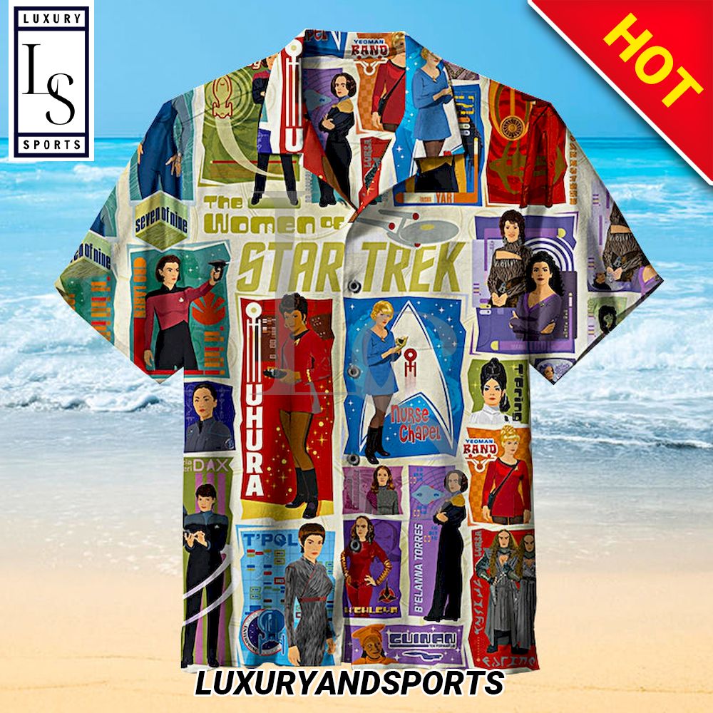 The Women of Star Trek Hawaiian Shirt