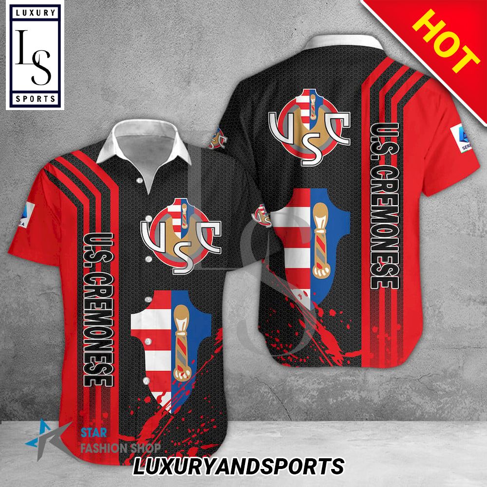 US Cremonese Seria A Hawaiian Shirt