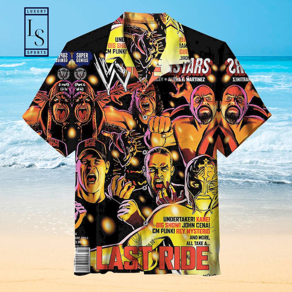 WWE Superstar Last Ride Hawaiian Shirt