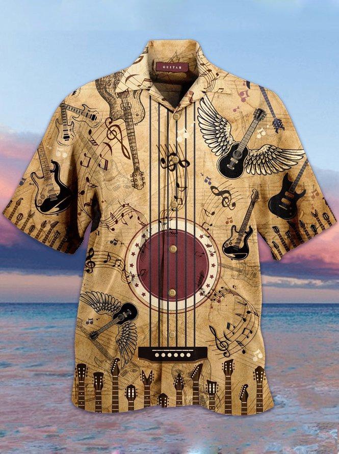 Best Guitar Hawaiian Shirt