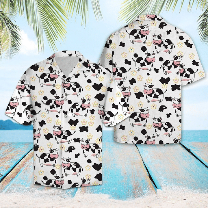 Cow Chemise Hawaiian Shirt