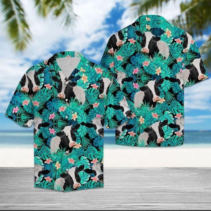 Cow Tropical Hawaiian Shirt