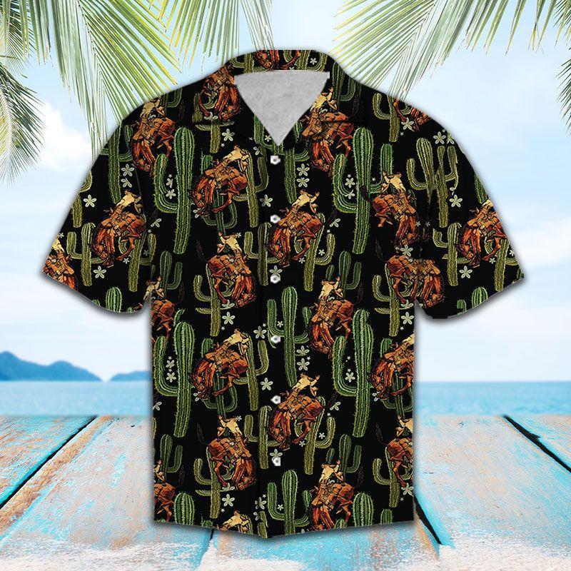 Cowboy Cactus Hawaiian Shirt