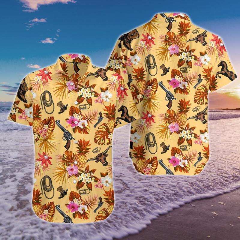 Cowboy Hawaiian Shirt