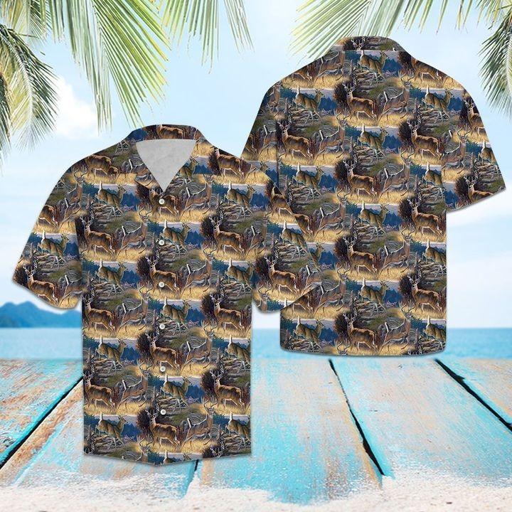 Deer Hunting Hawaiian Shirts
