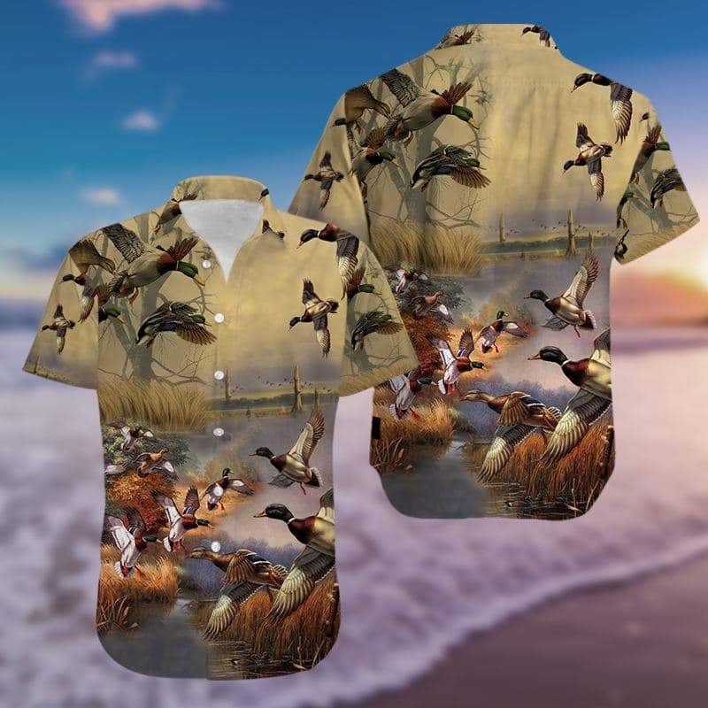 Duck Hunting Unisex Hawaiian Shirt