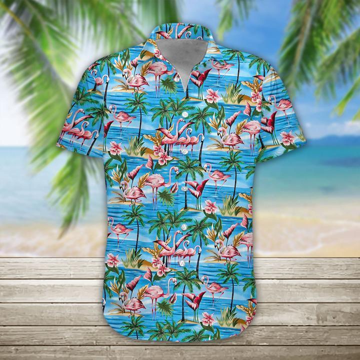 Flamingo Hawaiian Shirt Unisex
