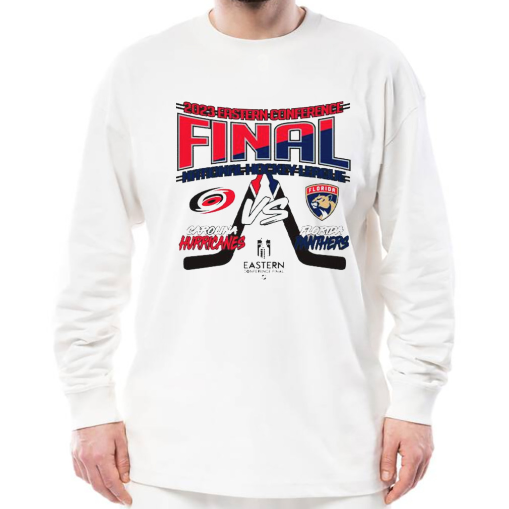 Florida Panthers vs. Carolina Hurricanes 2023 Eastern Conference Final Youth Shirt 3 Longsleeve shirt