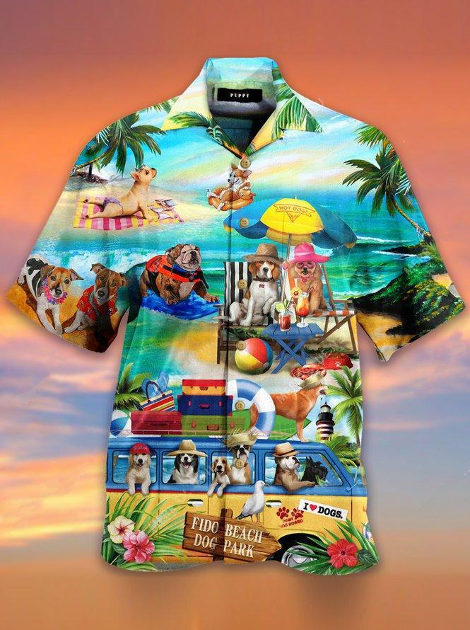 Funny Dog Hawaiian Shirt