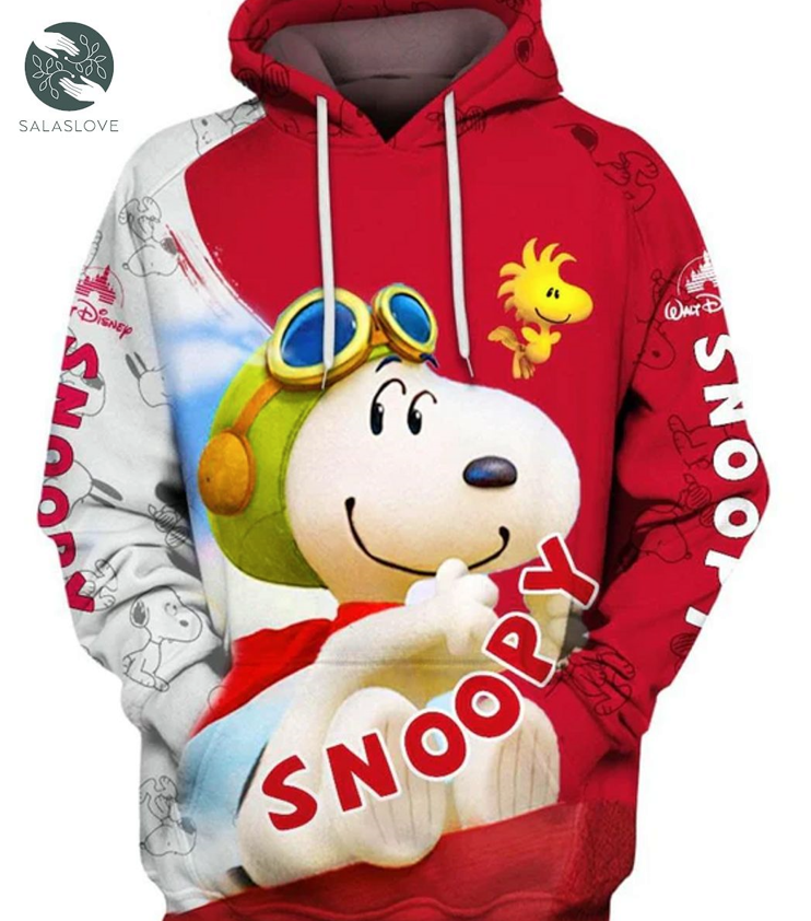 Snoopy Dog Peanuts Christmas 3D Hoodie