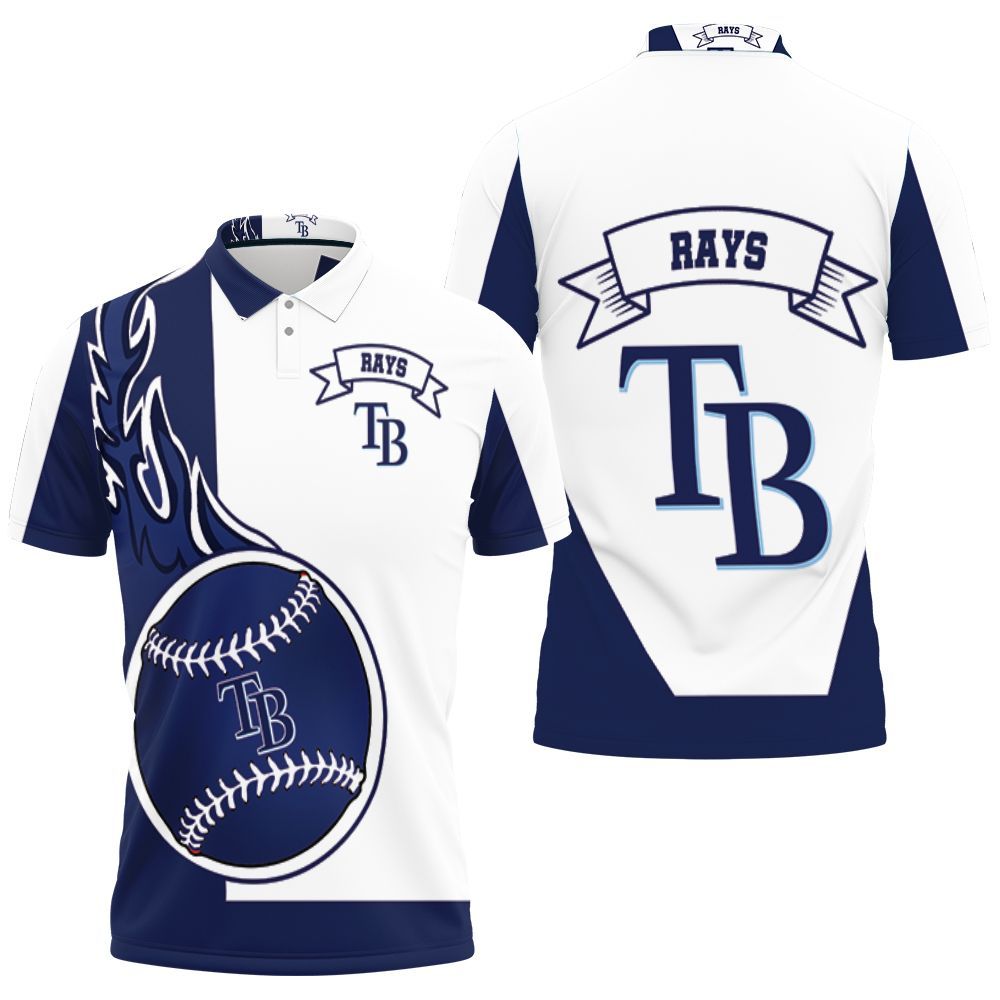 Tampa Bay Rays 3D All Over Print Polo Shirt