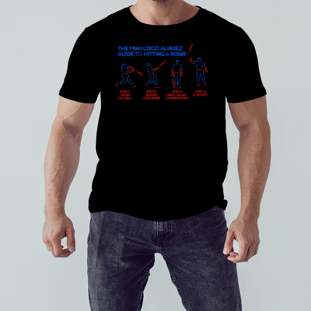 Francisco Álvarez HR Guide The Francisco Alvarez guide to hitting a Bomb Athlete logos shirt