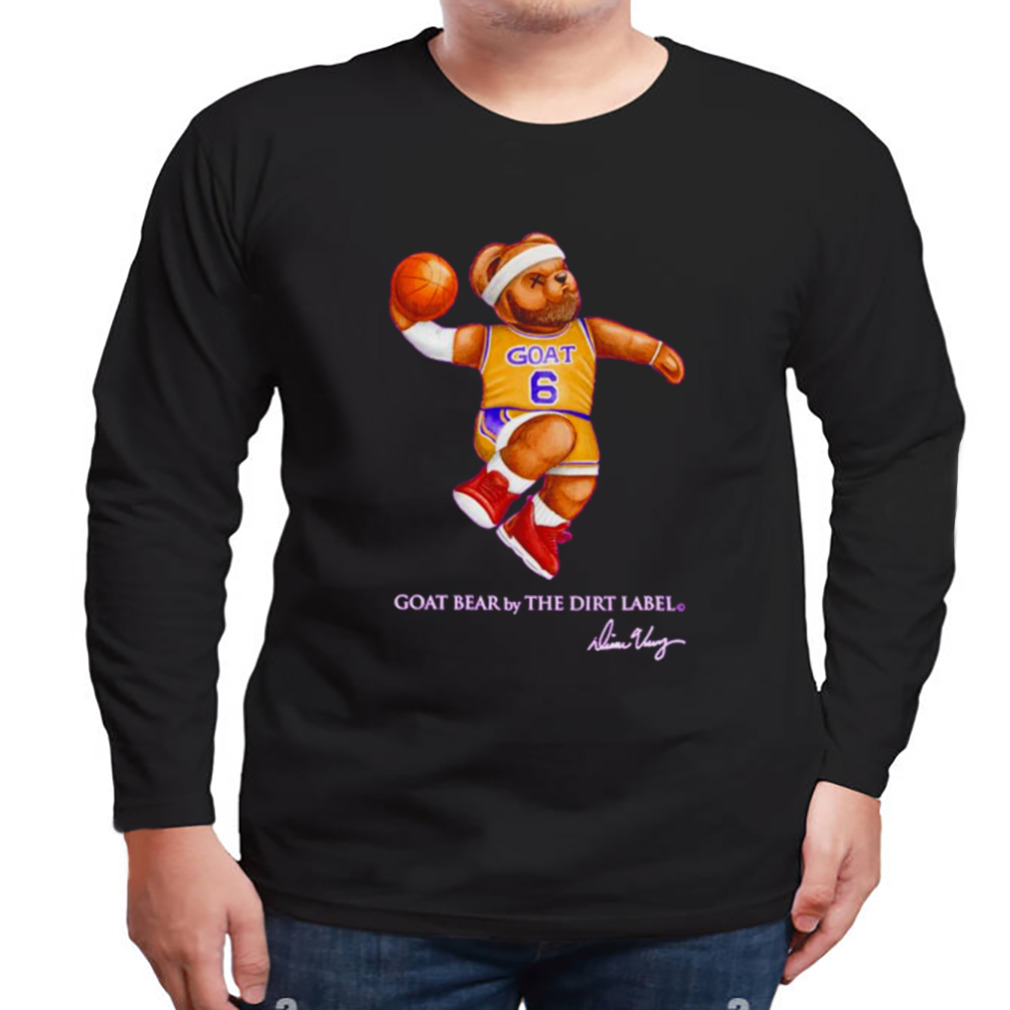 Los Angeles Lakers LeBron James GOAT bear shirt - Limotees