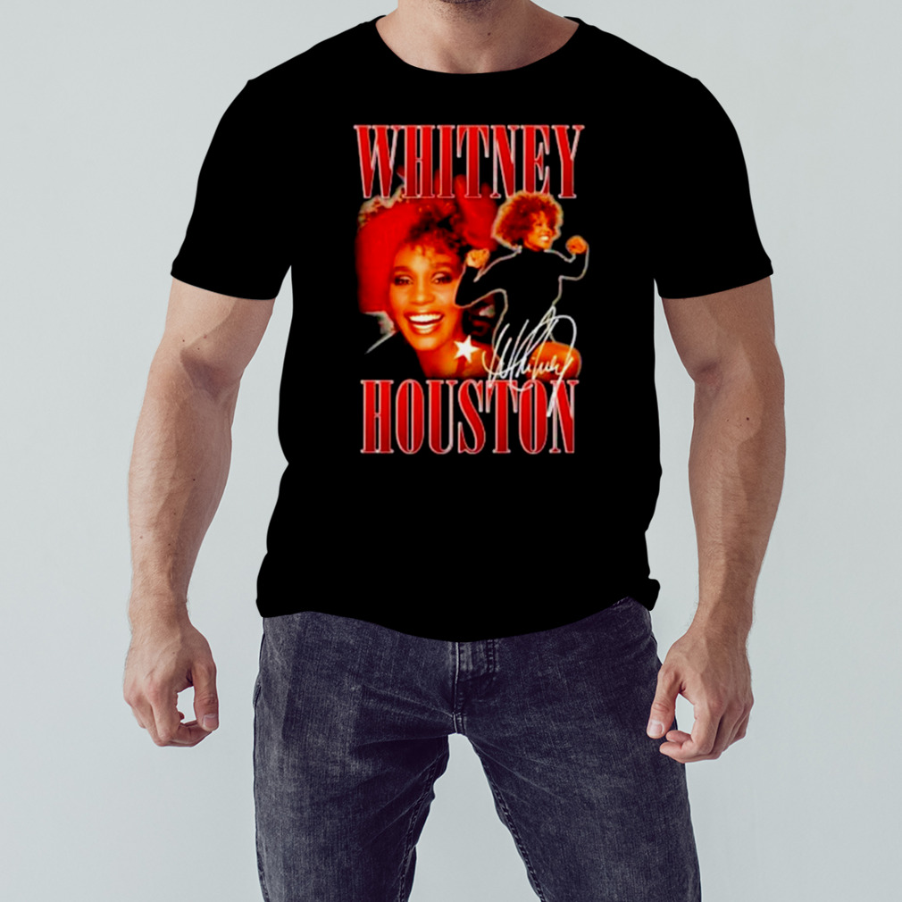 Whitney Houston signature shirt