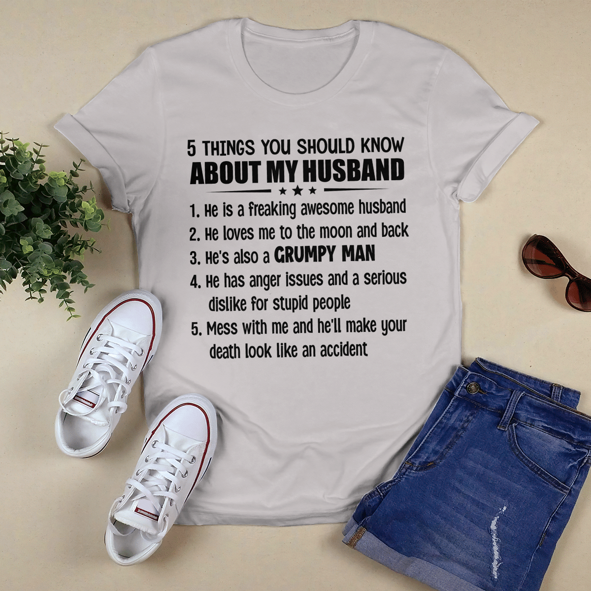 5 Things You Should Know About My Husband shirt