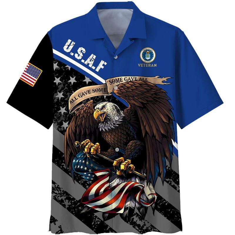 Happy Memorial Day Air Force Veteran Hawaiian Shirt