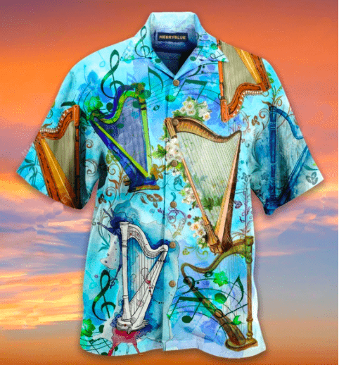 Harp Unisex Hawaiian Shirt