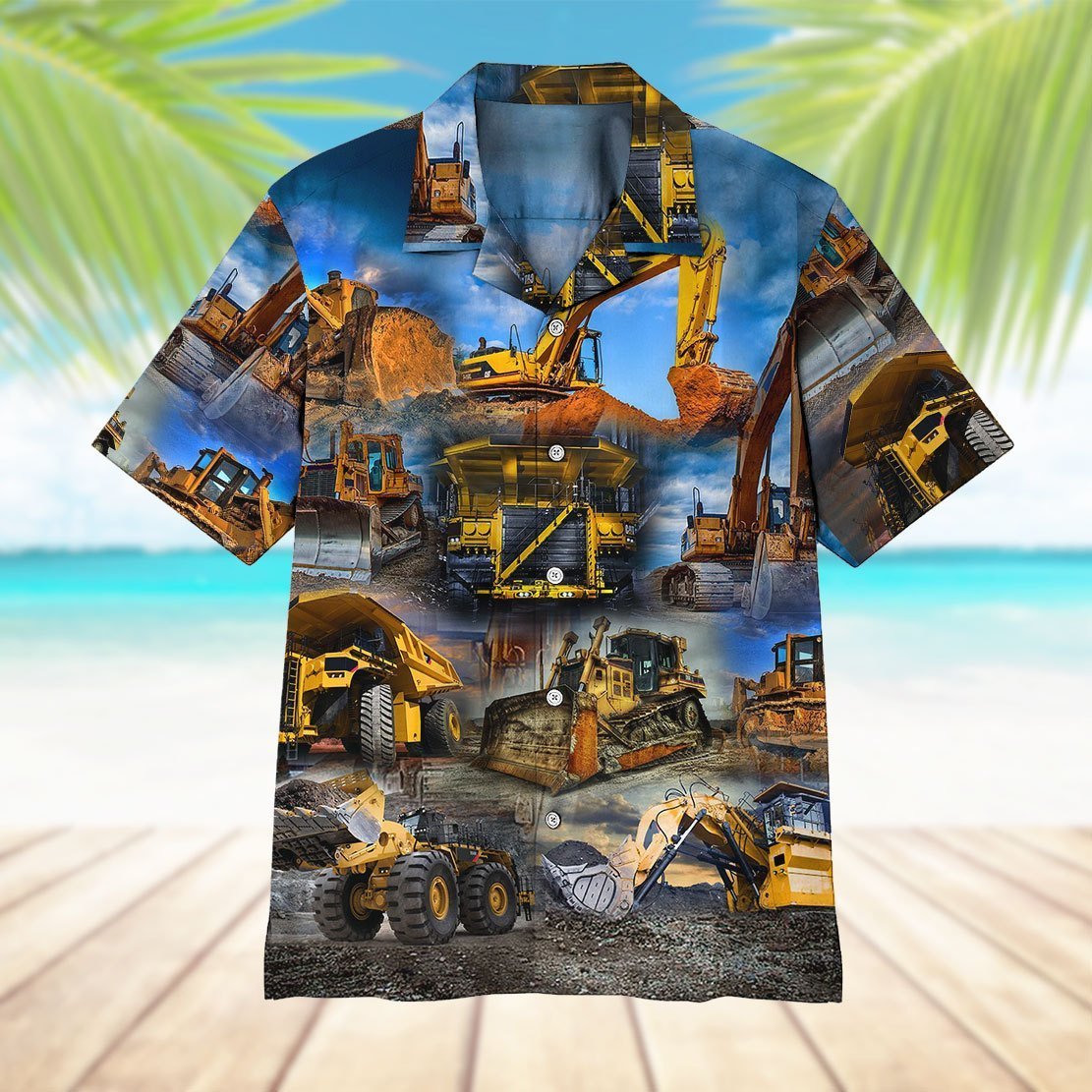 Heavy Equipment Hawaiian Shirt
