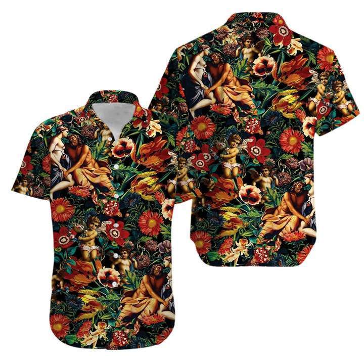 Hera Zeus Garden Hawaiian Shirt