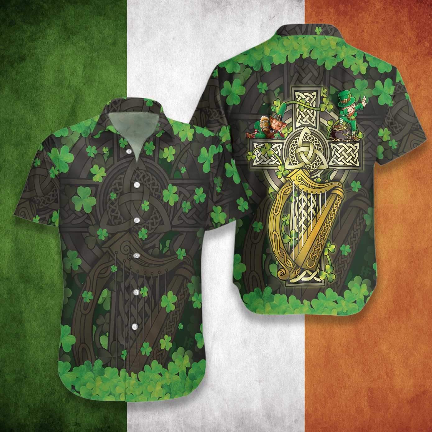 Irish Saint Patrick_S Day Hawaiian Shirt Unisex
