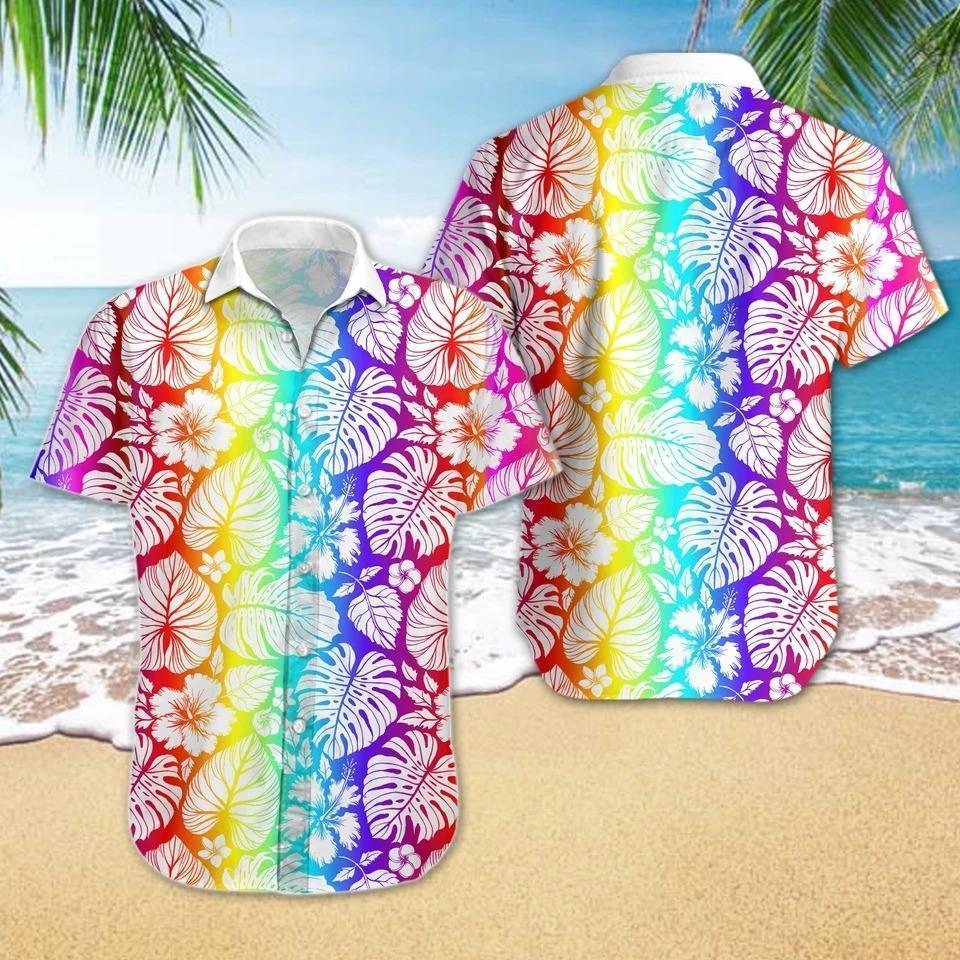 Lgbt Hawaiian Shirt Unisex