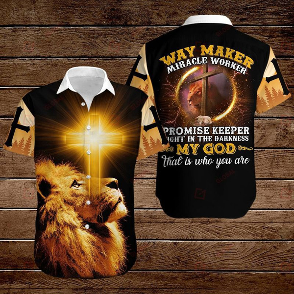 Lion Hawaiian Shirt Unisex