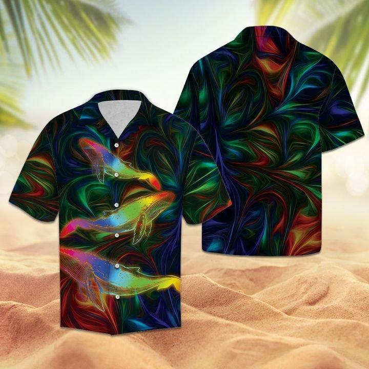 Lovely Whale Hawaiian Shirt
