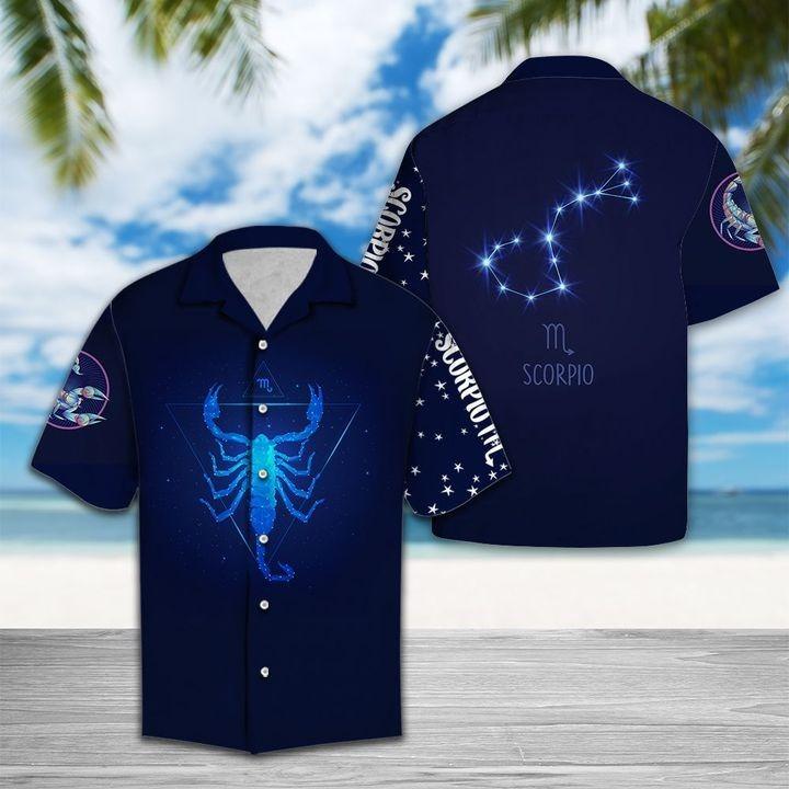 Scorpio Horoscope Hawaiian Shirt