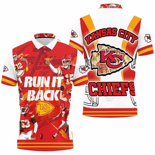 Kansas City Chiefs Run It Back Super Bowl Afc West Division Champions 3D All Over Print Polo Shirt Kansas City Chiefs Run It Back Super Bowl Afc West Division Champions 3D All Over Print Polo Shirt